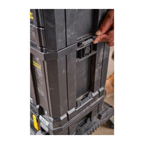 Stanley FatMax PRO-STACK Open Tote Tool Box Max Capacity 10kg 44 x 27.5 x 32cm 1-75-794 - Black