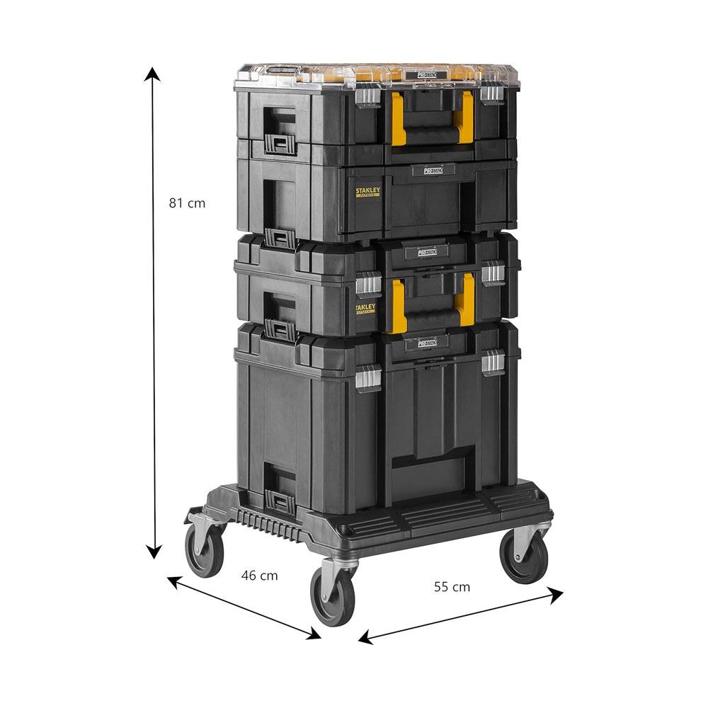 Stanley FatMax PRO-STACK Mobile Storage Tower 1-80-107 - Black