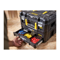 Stanley FatMax PRO-STACK Combo Kit Max Capacity 30kg Shallow Box & 7.5kg 2 Drawers 1-71-981 - Black