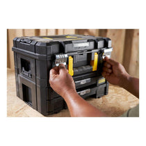 Stanley FatMax PRO-STACK Combo Kit Max Capacity 30kg Shallow Box & 7.5kg 2 Drawers 1-71-981 - Black