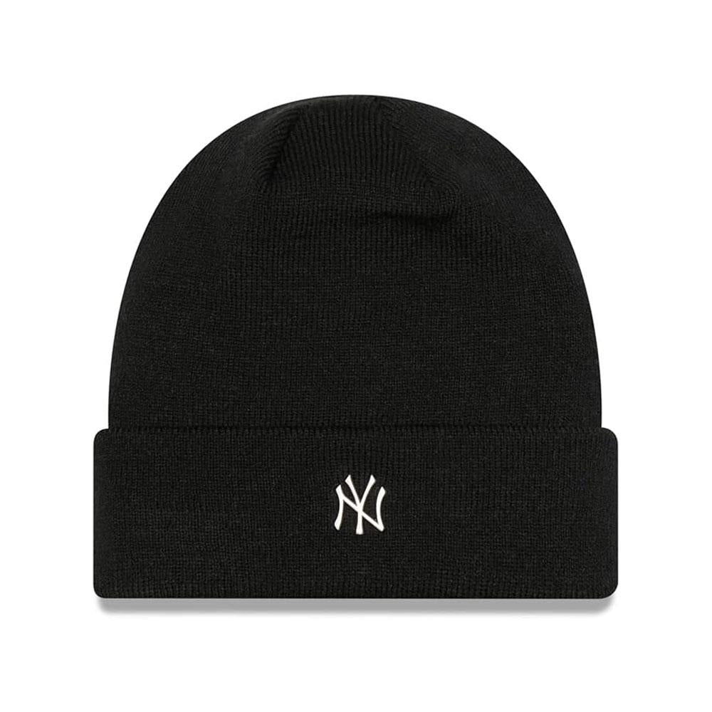 New Era Metallic Badge Cuffed Yankees Beanie - Black Main image