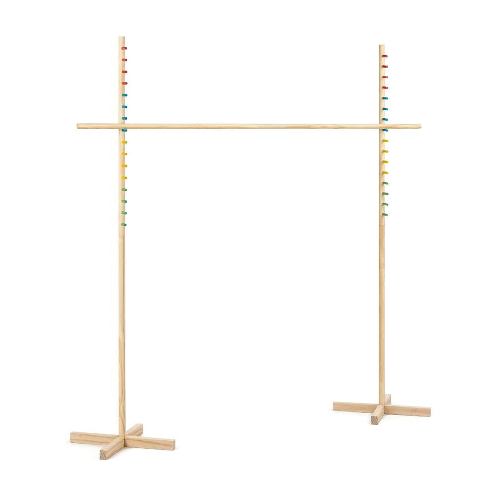 Grasshopper Games Wooden Limbo Set For Kids And Adults With Carry Bag - Brown Main image
