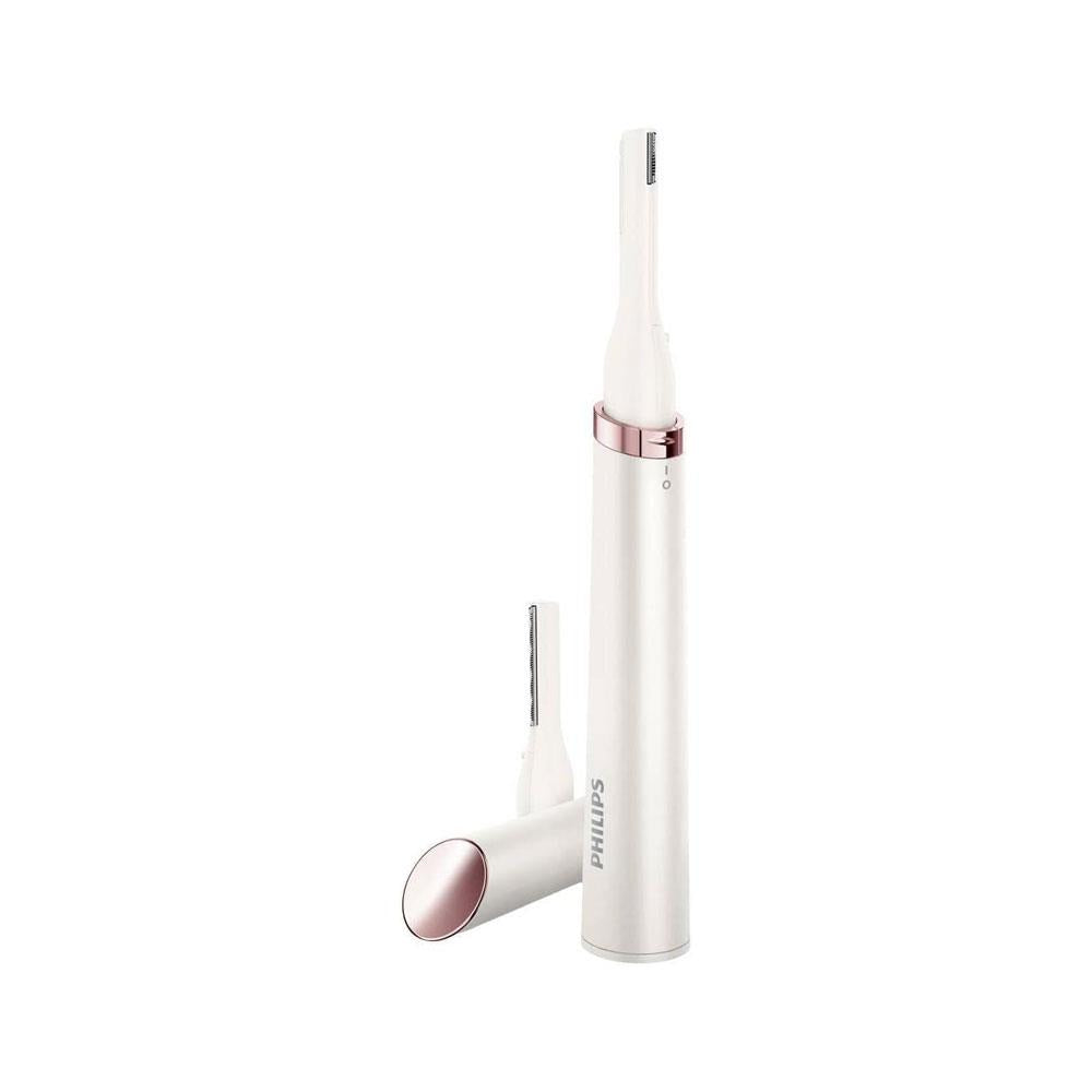 Philips Satin Compact Touch-Up Pen Trimmer For Women Body And Face Smooth Skin On The Go - Ceramic Pearl White Main image