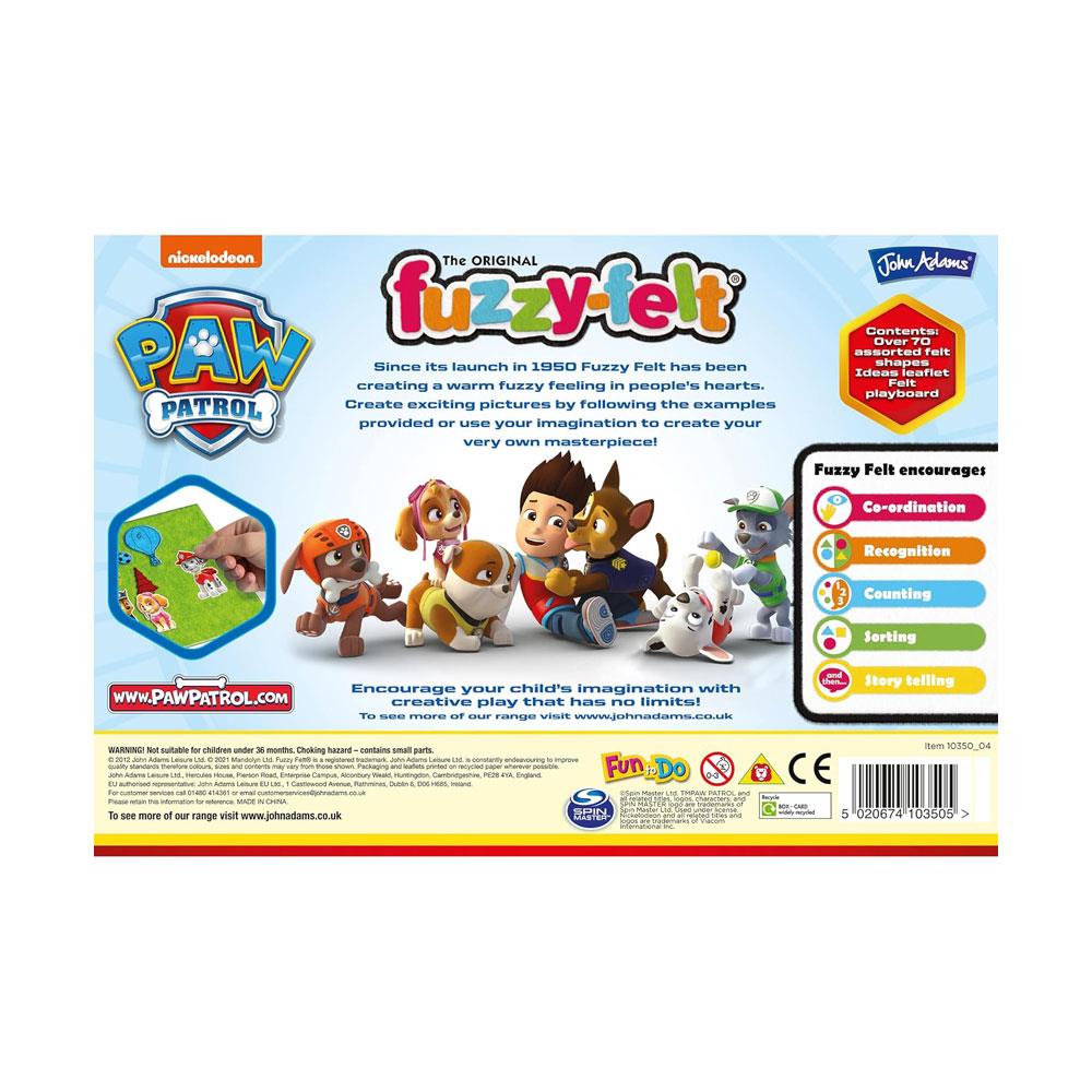 John Adams The Original Fuzzy-Felt PAW Patrol Activity Set - Multicolour