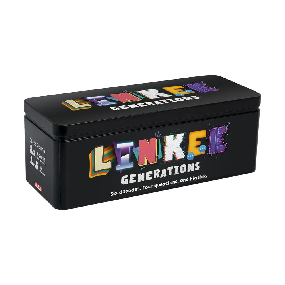 John Adams Ideal Linkee Generations The Party Quiz Trivia Game ! Six Decades Four Questions One Big Link - Multicolour