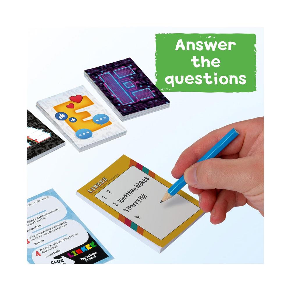John Adams Ideal Linkee Generations The Party Quiz Trivia Game ! Six Decades Four Questions One Big Link - Multicolour
