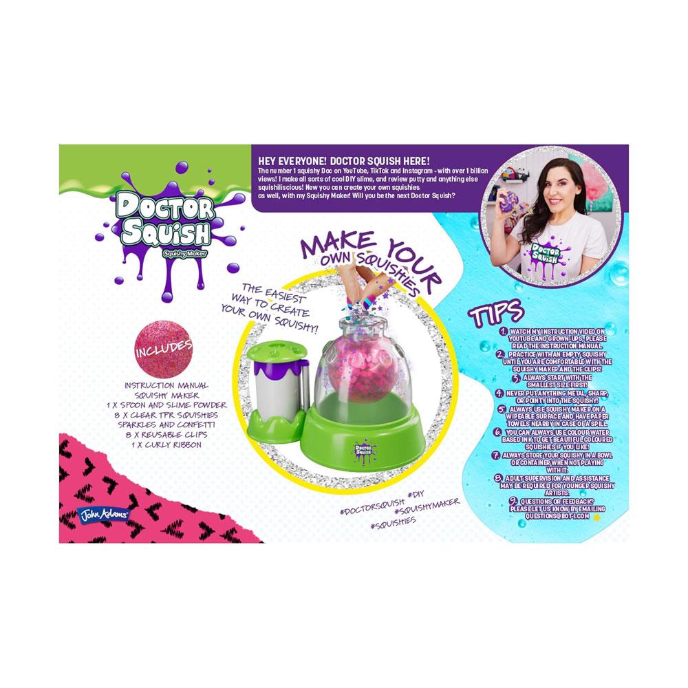 John Adams Doctor Squish Squishy Maker Make Your Own Squishies ! - Green