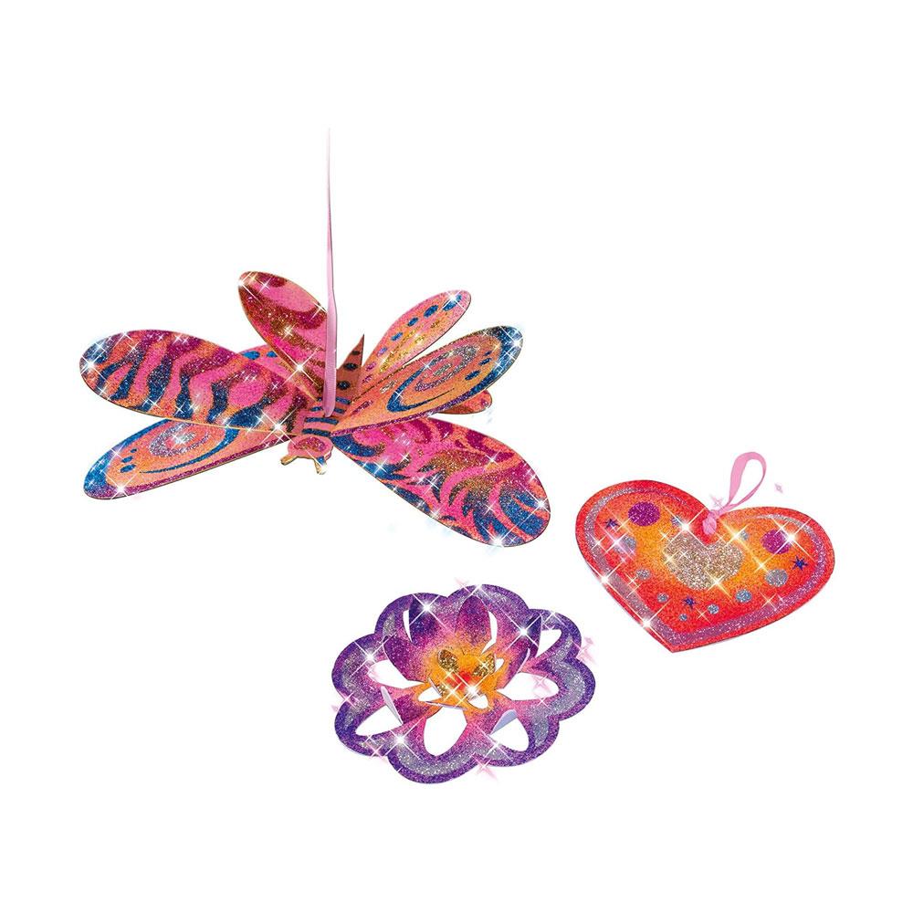 John Adams Blopens Glitter Studio Create Glittery Airbrush Pictures And Decorations - Multicolour