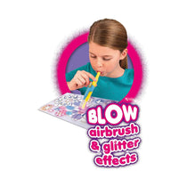 John Adams Blopens Glitter Studio Create Glittery Airbrush Pictures And Decorations - Multicolour