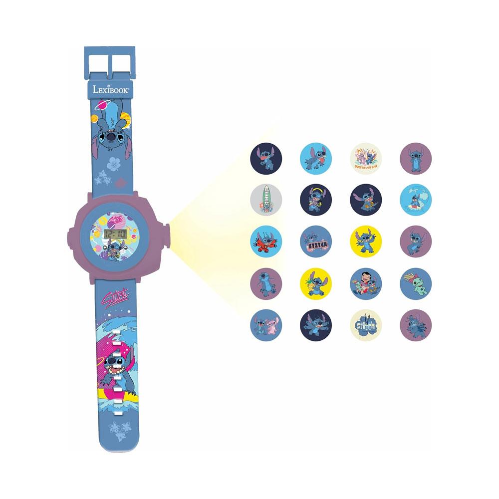 Lexibook Disney Stitch Children's Projection Watch With 20 Images - Blue Main image
