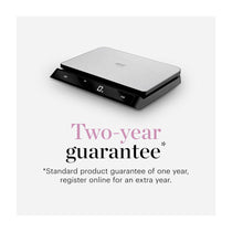 Tower Good Food Electronic Kitchen Scale Voice Control LED Display USB 15kg Capacity - Silver/Black