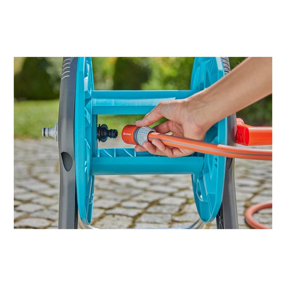 Gardena Basic Wall Hose Reel Set (25m) - Multicolour