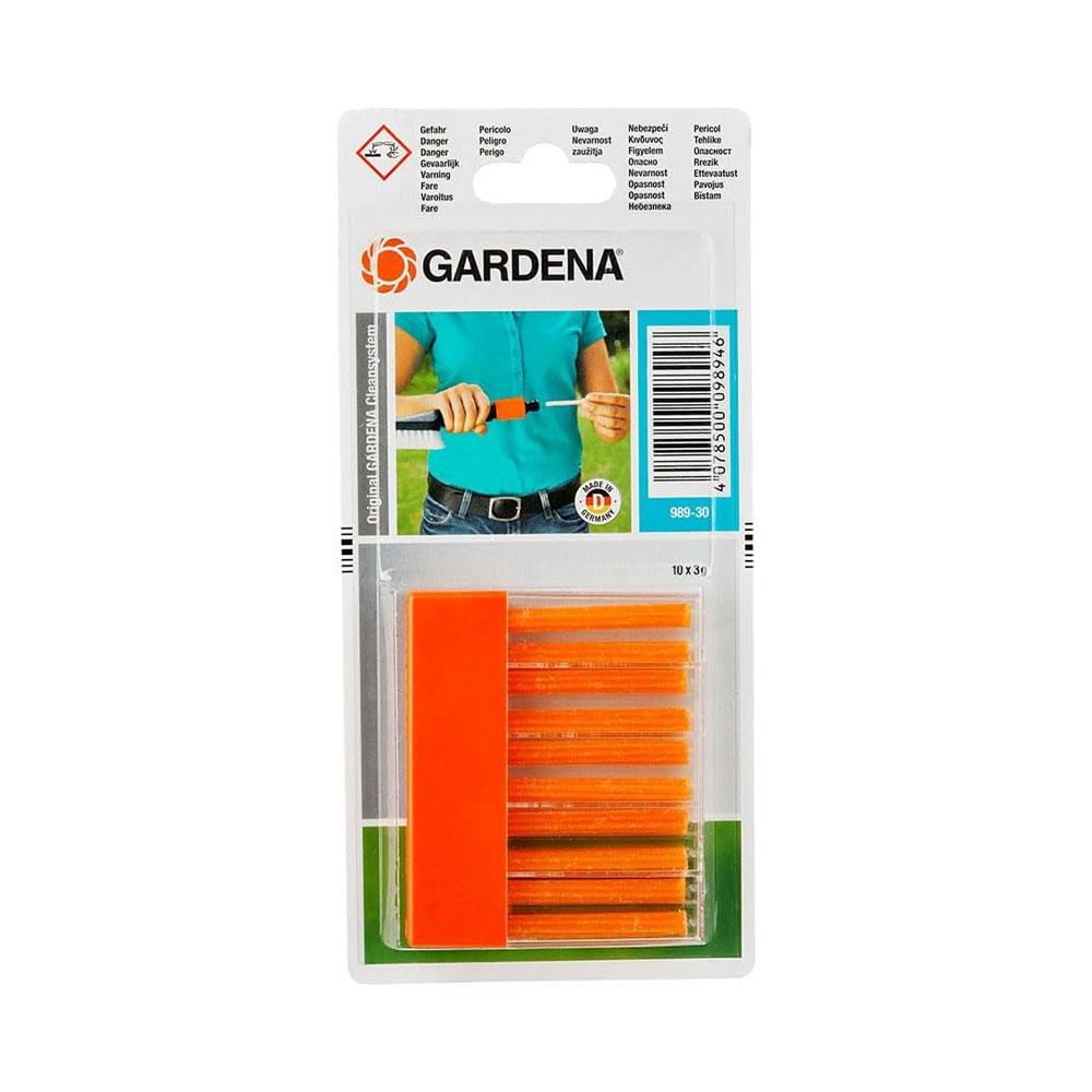 Gardena Cleansystem Cleaning Sticks 10 Pack For Wash Brush Cleaning Paint & Plastic Surfaces - Orange