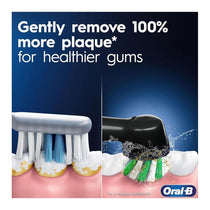 Oral-B Pro Series 3 Electric Toothbrushes 1 Cross Action Toothbrush Head With Travel Case 3 Modes With Whitening - White