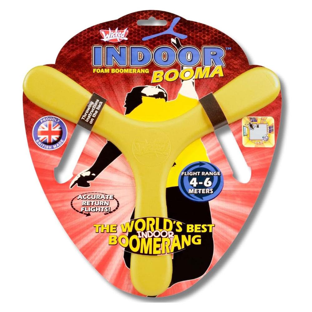 Wicked Indoor Booma Foam Boomerang Toy Assorted - Multicolour
