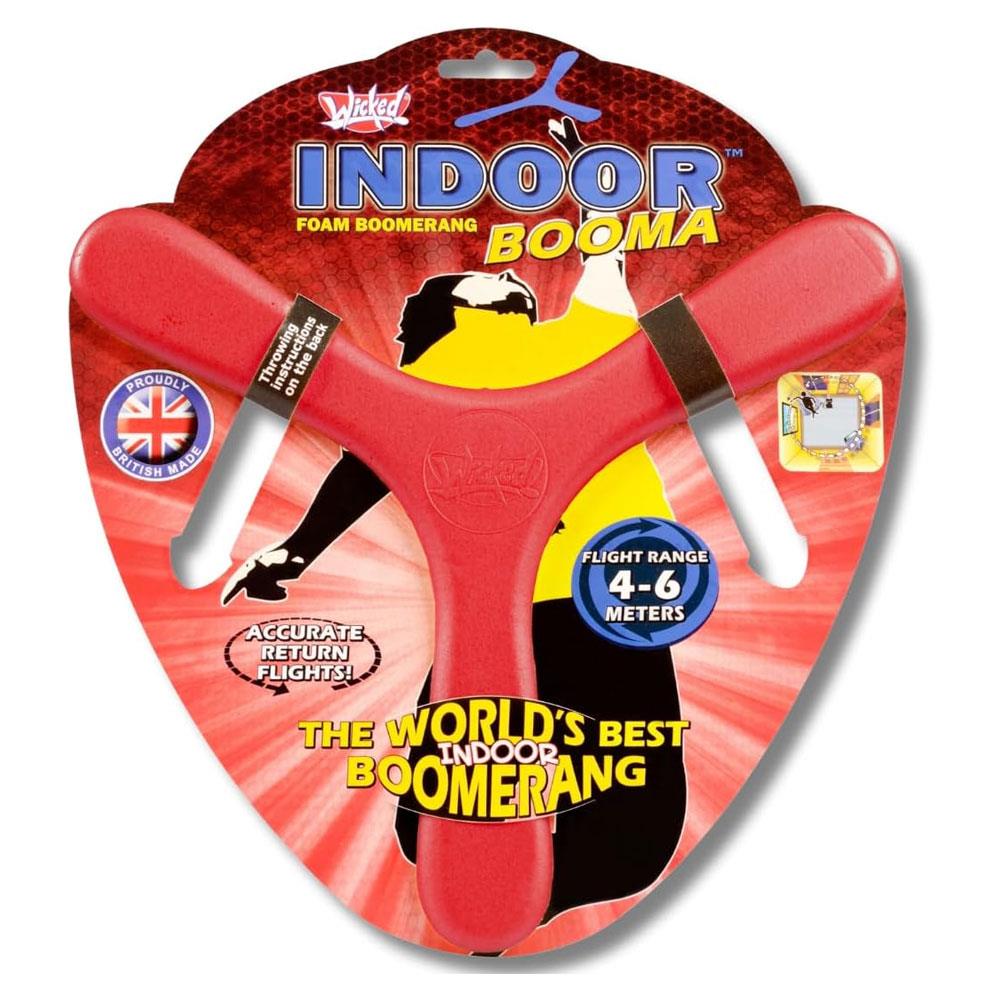 Wicked Indoor Booma Foam Boomerang Toy Assorted - Multicolour