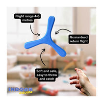 Wicked Indoor Booma Foam Boomerang Toy Assorted - Multicolour
