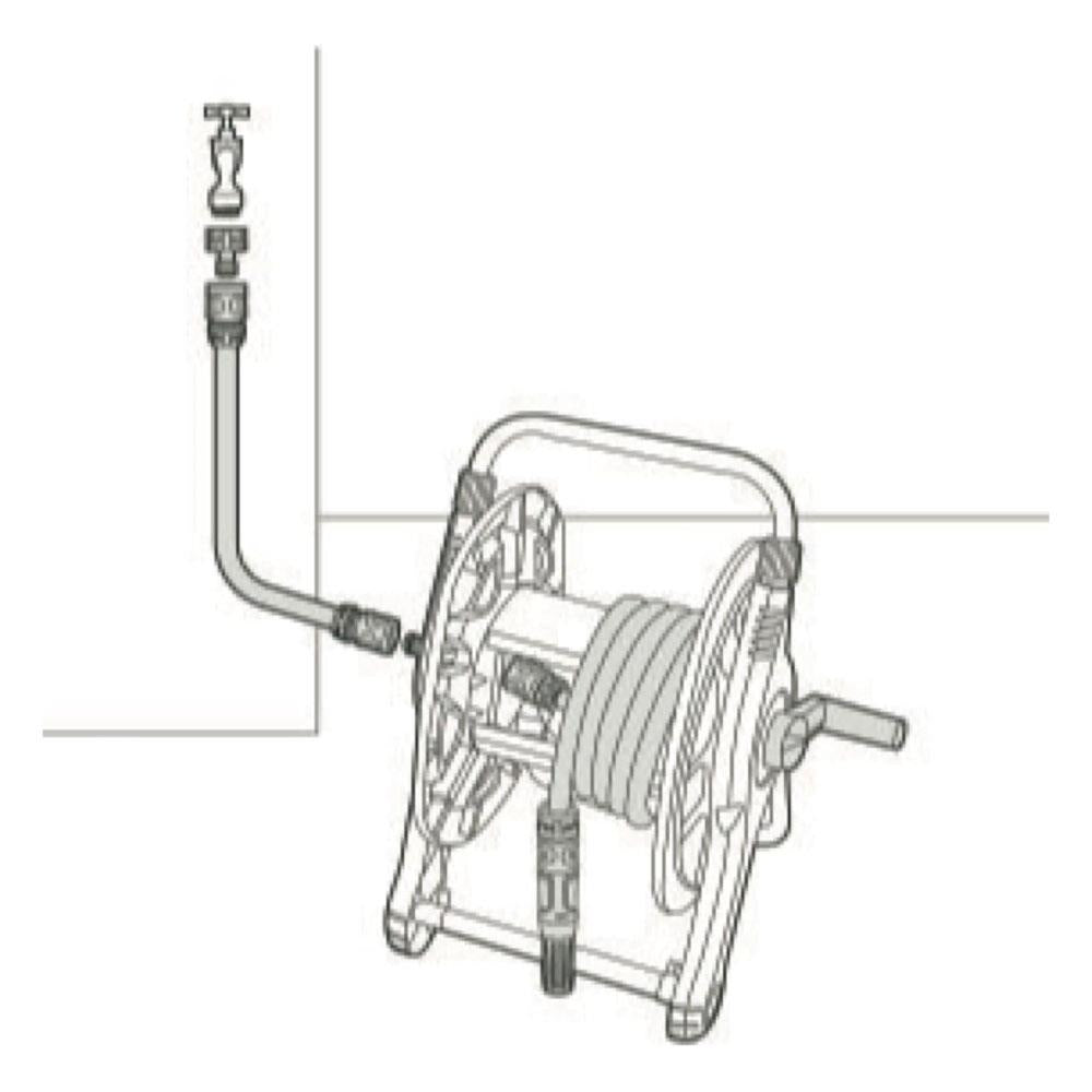 Gardena Hose Reel Set 13mm x 20m - Multicolour