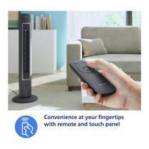 Philips Series 5000 Oscillating Tower Fan - Dark Grey