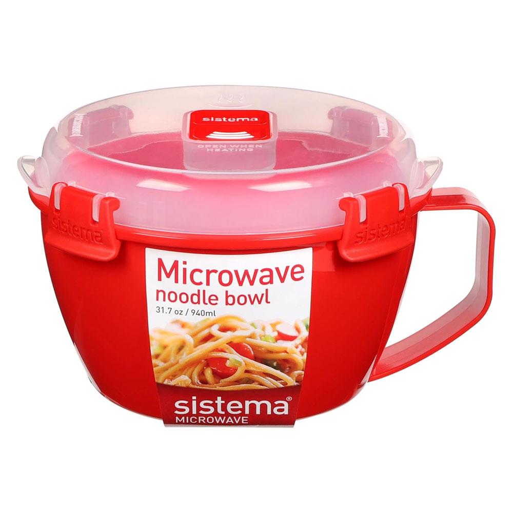 Sistema Microwave Noodle Bowl 875ml - Red