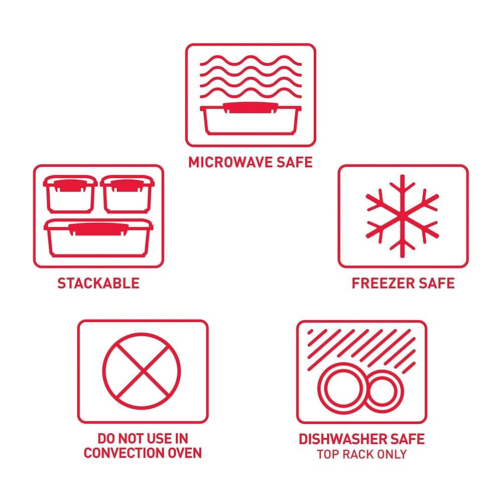 Sistema Microwave Noodle Bowl 875ml - Red