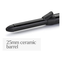 BaByliss 9000 Cordless Curling Tong Large 28mm Barrel 3 Temperature Settings - Black
