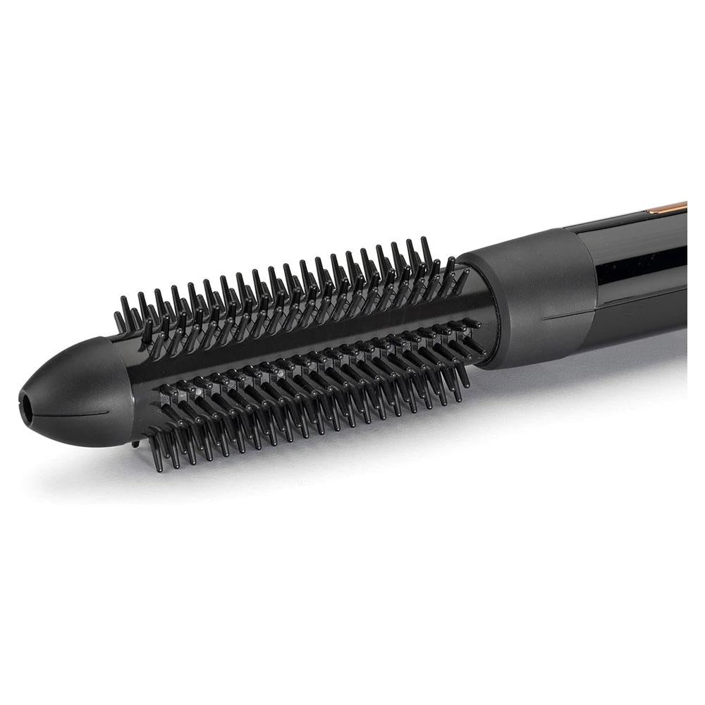 BaByliss 9000 Cordless Hot Brush High-Performance Styling Curling Tongs Large 30mm Barrel - Black