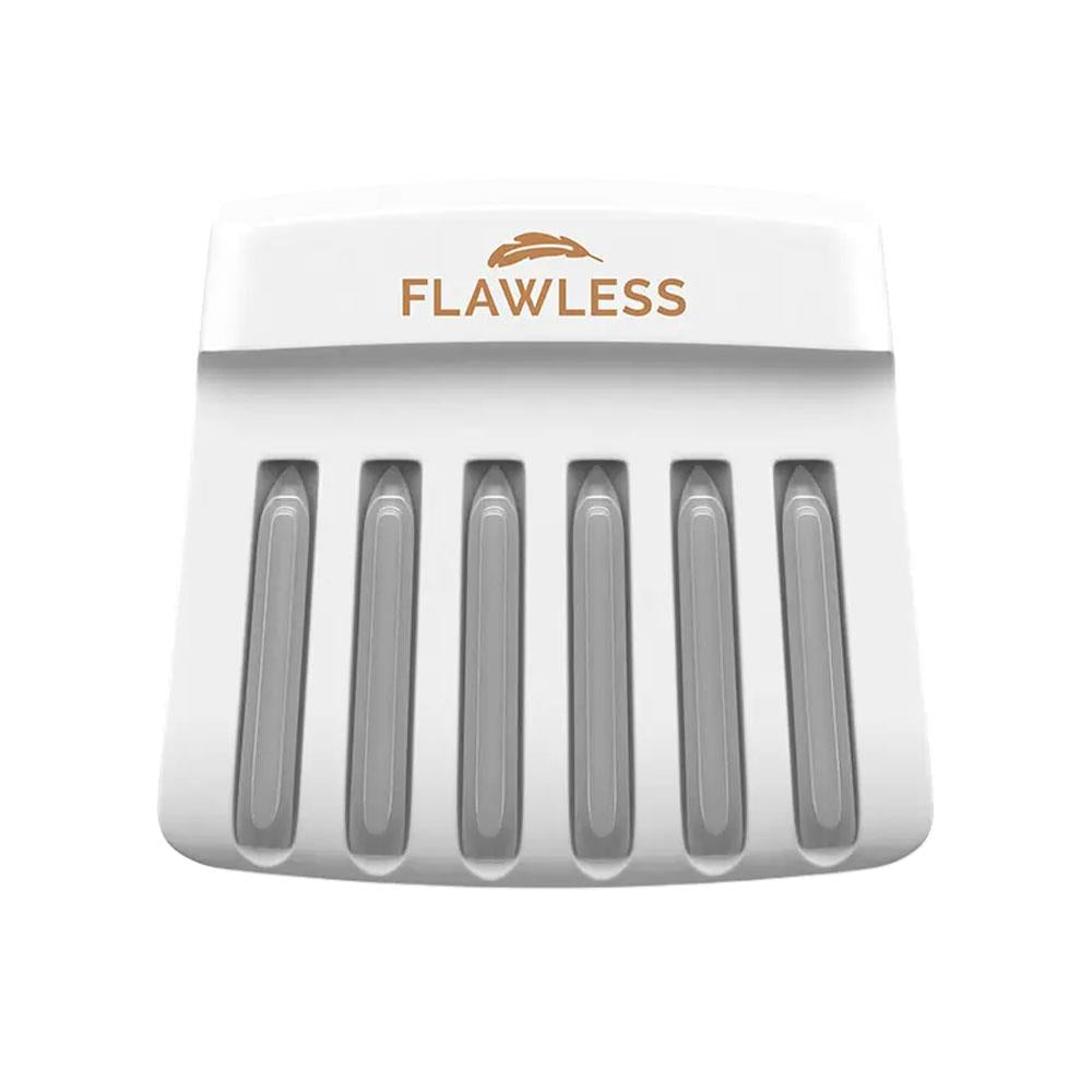 Finishing Touch Flawless Dermaplane Glow Replacement Heads 6 Pack - White Main image