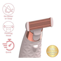 Finishing Touch Flawless Rechargeable Nu Razor Foil Lady Shaver - Gold