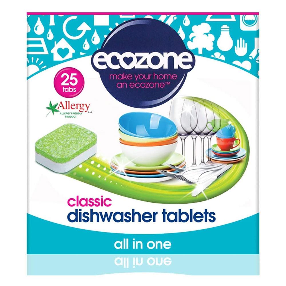 Ecozone Classic Dishwasher Tablets All In One - 25 Capsules