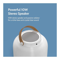 i-box Aura Multifunctional Bluetooth Speaker Lantern With Lights 10W Stereo Speakers 8 Hours Playtime - White