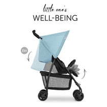 Hauck Sport Practical Everyday Pushchair With Raincover XL Storage Basket - Blue