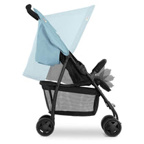Hauck Sport Practical Everyday Pushchair With Raincover XL Storage Basket - Blue