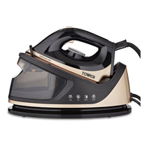 Tower Ceraglide Steam Generator Iron 2700W 1.2 Litres - Champagne Gold & Black
