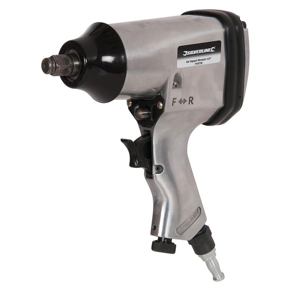 Silverline Air Impact Wrench 1/2 Inch - Silver Main image