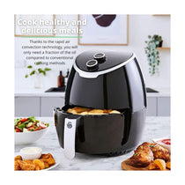 Swan Manual Air Fryer Rapid Air Circulation 1400W 4 Litres - Black