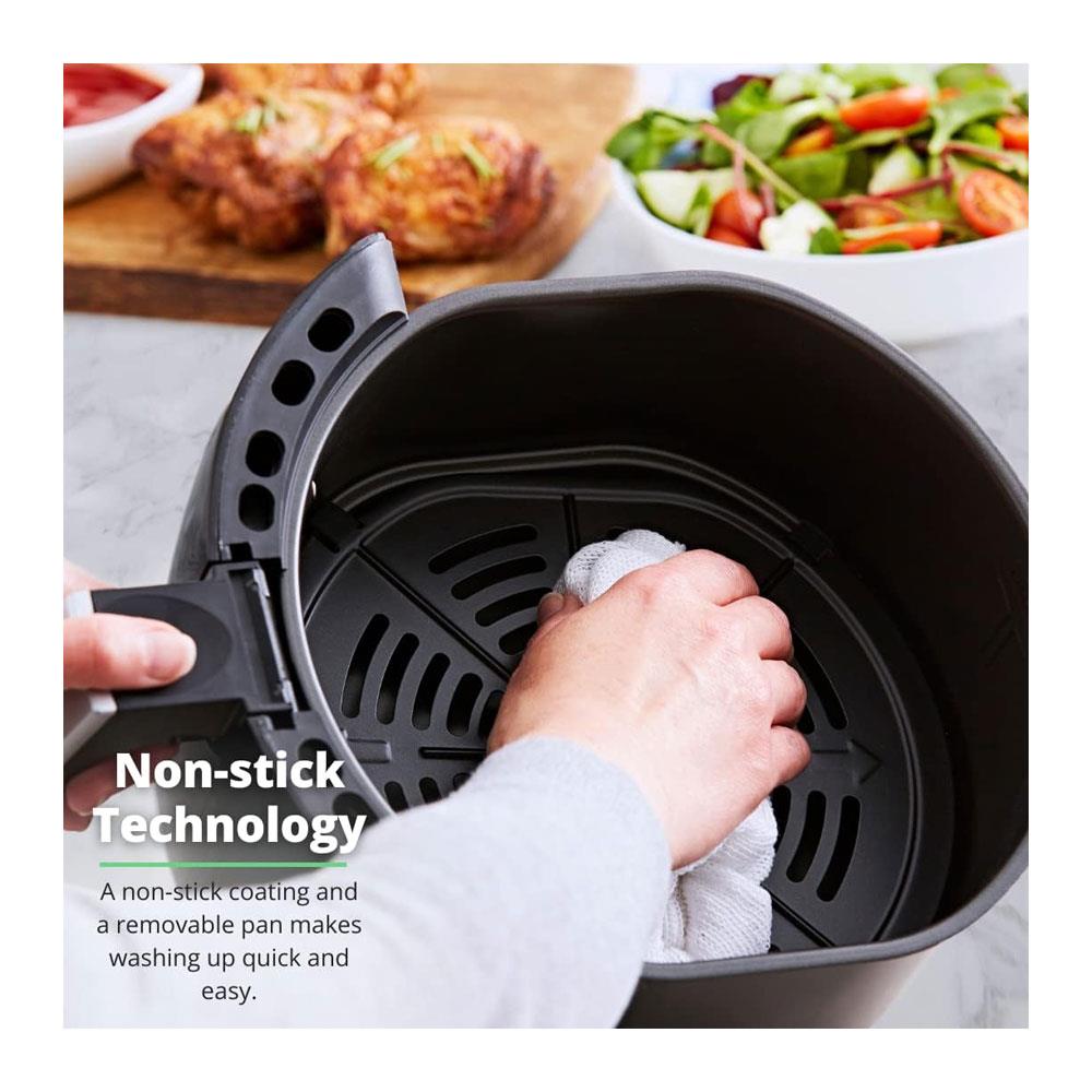 Swan Manual Air Fryer Rapid Air Circulation 1400W 4 Litres - Black
