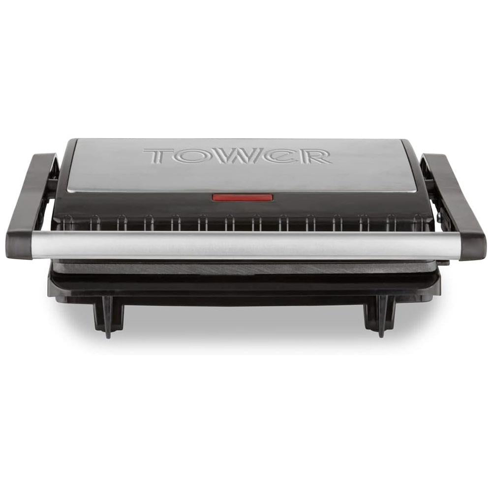 Tower Health Grill & Panini Grill Non-Stick Cerastone Coating Stainless Steel 750W - Black Main image