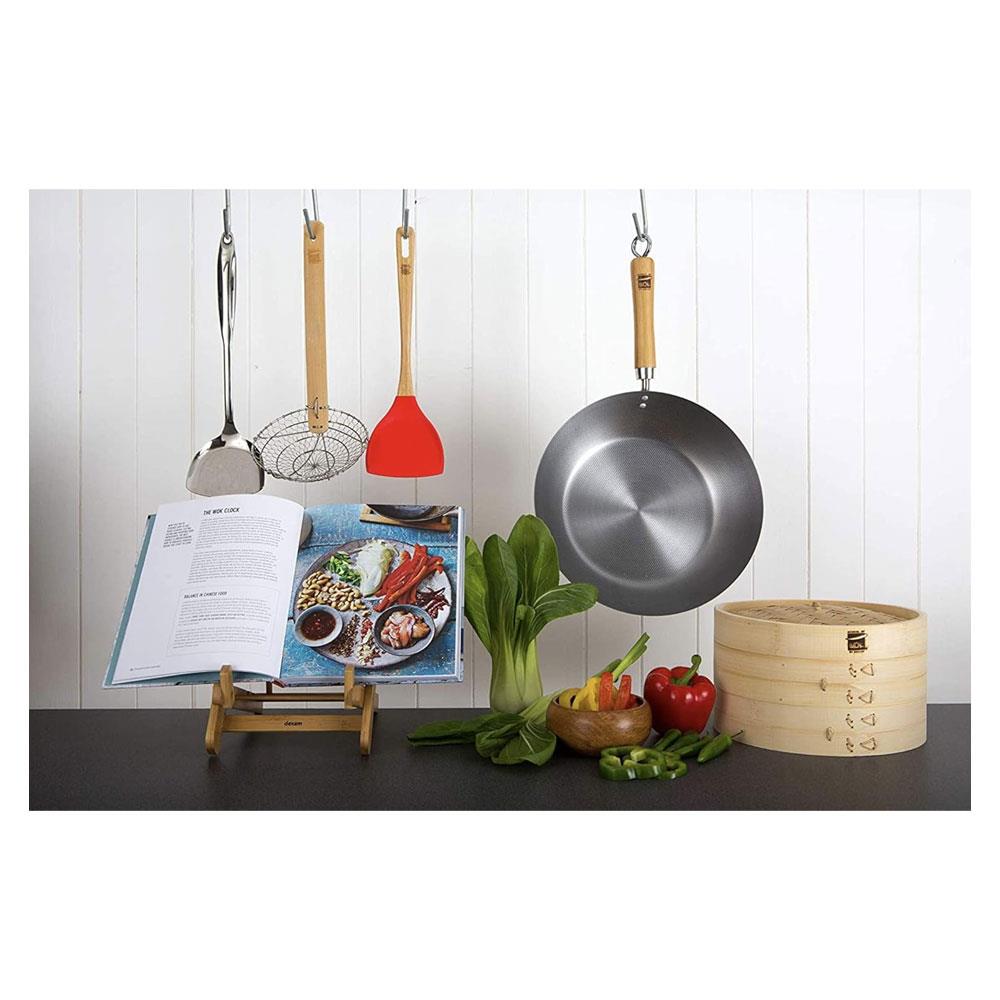 School of Wok Carbon Steel Wok Lid For 14 Inch/36cm Woks - Black Secondary image