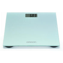 Omron Digital Bathroom Scale Large LCD Display 150kg Capacity - Silky Grey