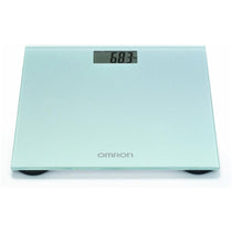 Omron Digital Bathroom Scale Large LCD Display 150kg Capacity - Silky Grey