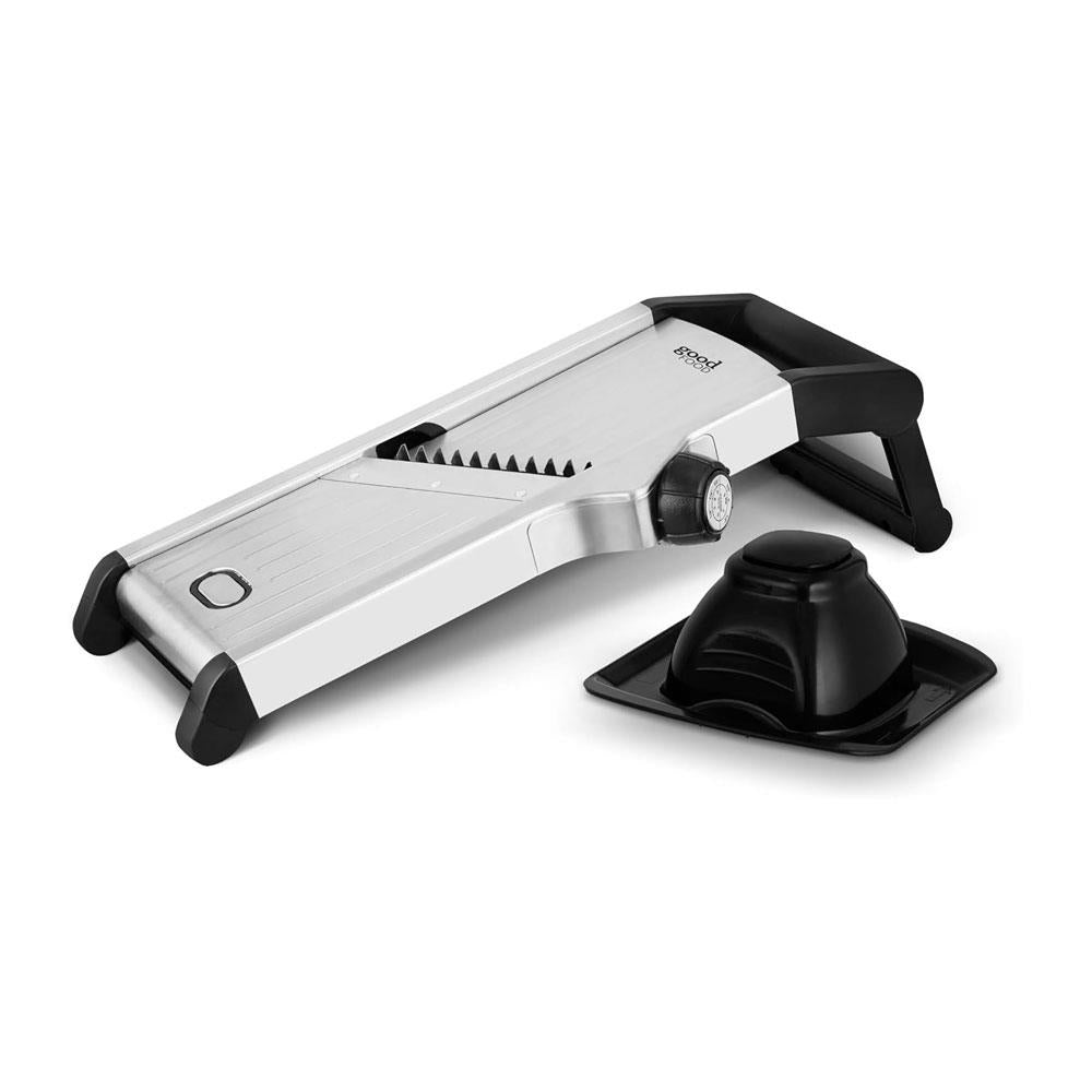 Tower Good Food Mandolin Slicer Durable Precision Stainless Steel Blades - Silver/Black