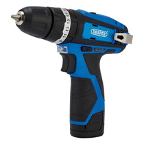 Draper 12V Combi Drill & Impact Driver 2 x 1.5Ah Batteries 1 x Fast Charger - Blue/Black