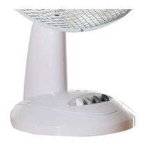 Daewoo 12 Inch Oscillating Desk Fan 3 Speed Settings 40W - White