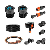 Gardena Pipeline Complete Set With Oscillating Sprinkler - Multicolour