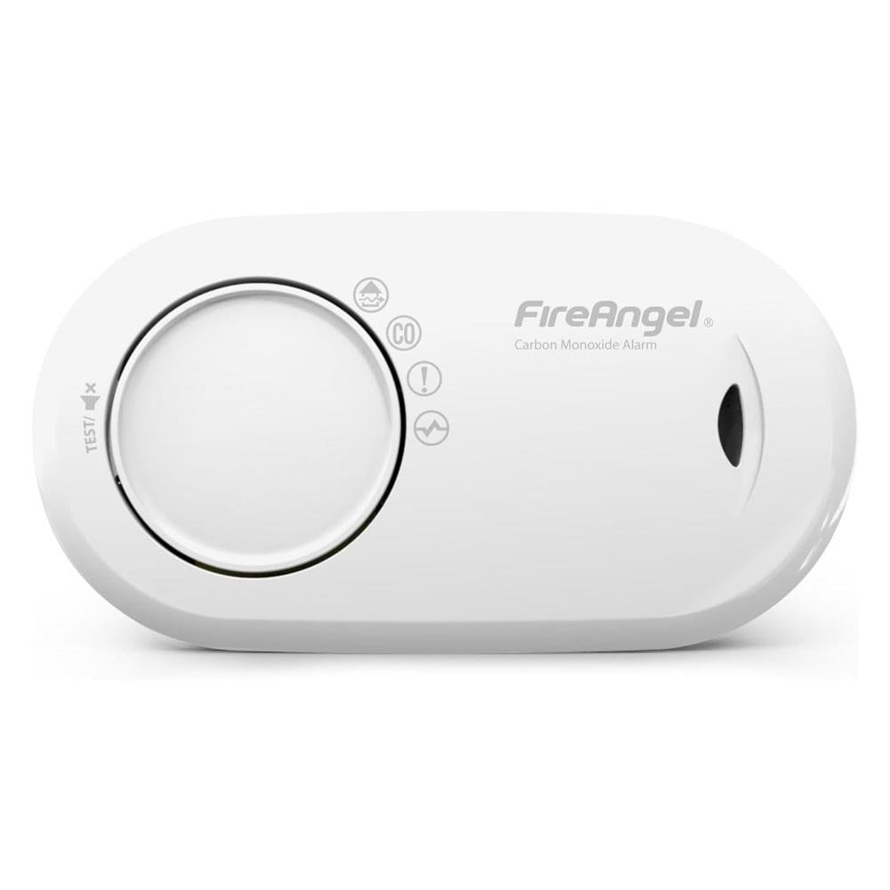 FireAngel Wireless Standalone Carbon Monoxide Alarm 10-Year Life Sealed Battery - White Main image
