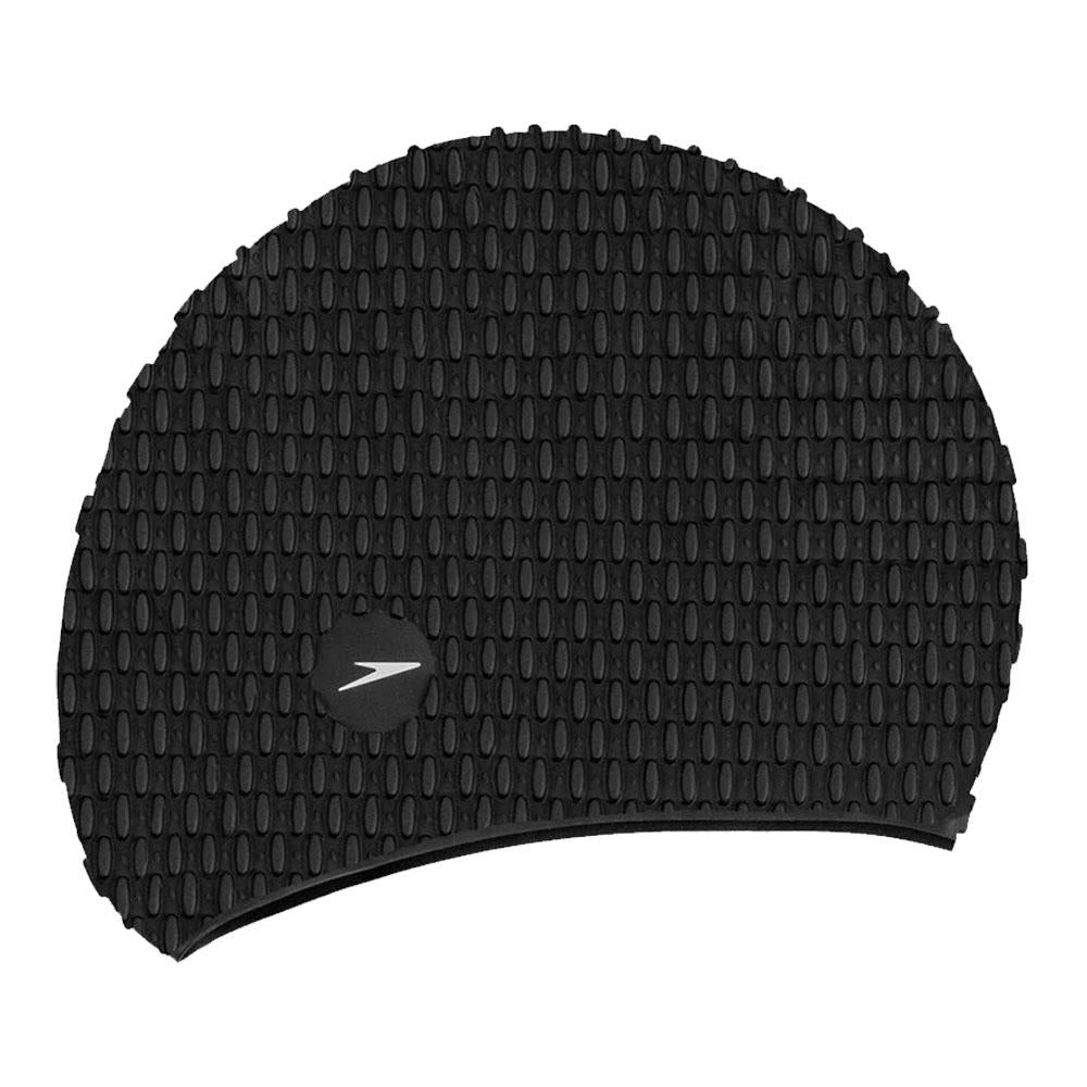 Speedo Bubble Cap Adult Size - Black