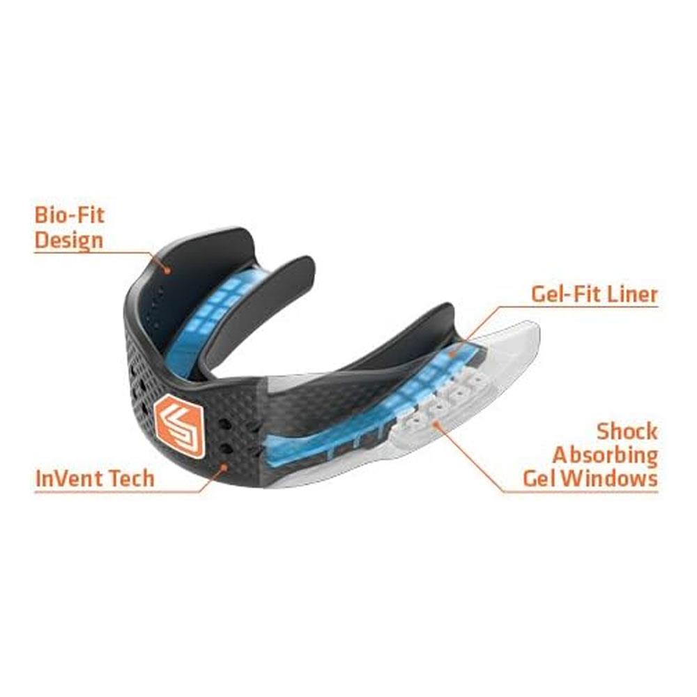 Shock Doctor SuperFit All Sport Mouth Guard Youths Size - Black Secondary image