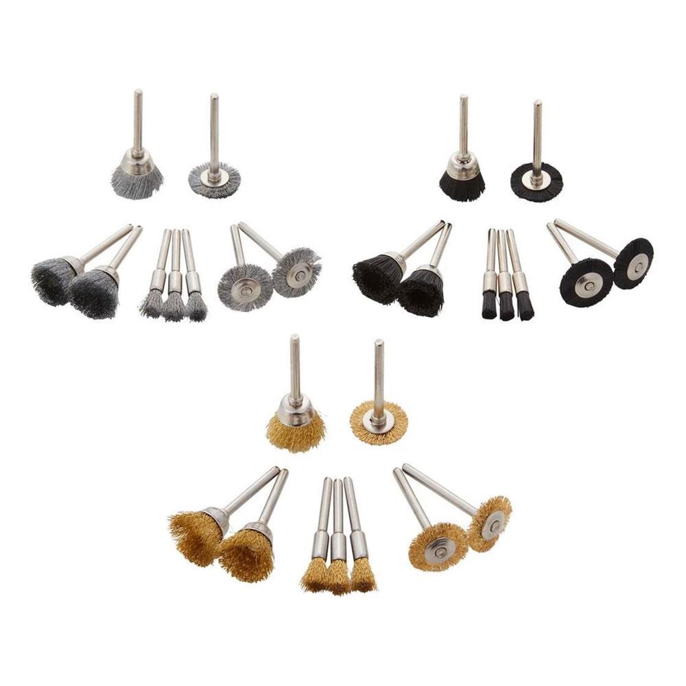 Blue Spot Tools Mini Wire Brush Rotary Accessory Set - 27 Piece