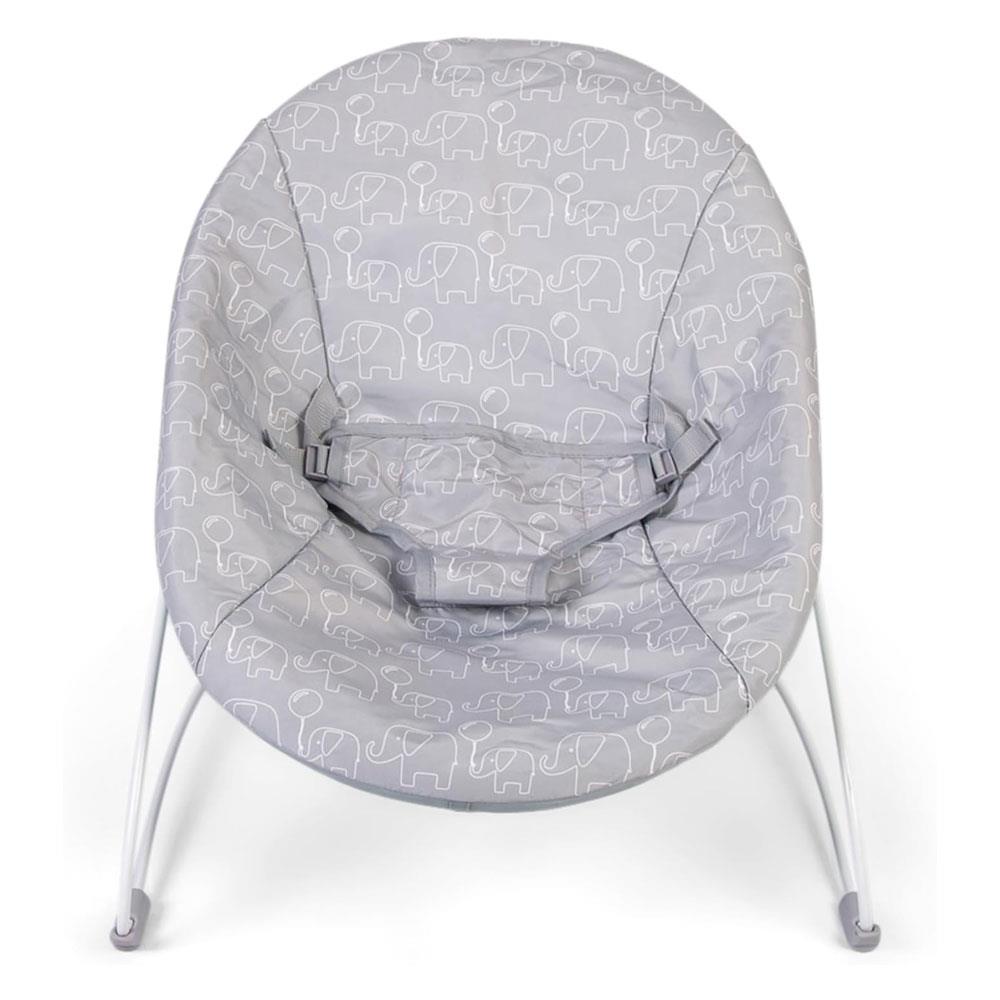 Red Kite Bambino Bouncer Bounce Chair Elephant Pattern - Grey